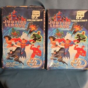 Justice League Valentine Cards